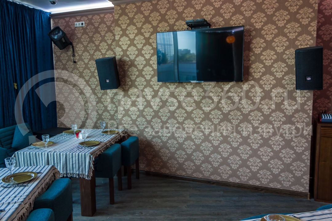 Вид внутри ресторана Торне, чайхана в Сочи 3