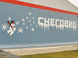 Снеговик, ледовый каток