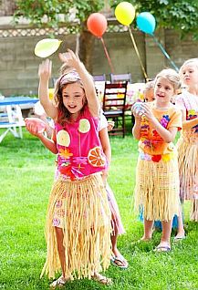 Детская гавайская вечеринка