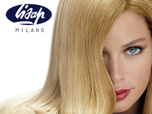 Акция окрашивание волос итальянским красителей Lisap Milano